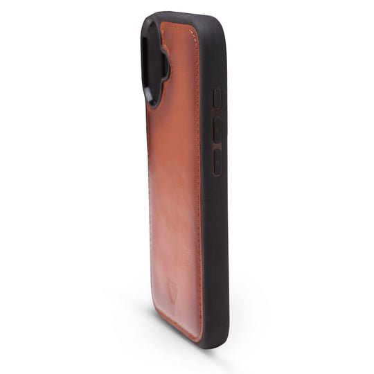 Back Cover El Yapımı Hakiki Deri iPhone 16