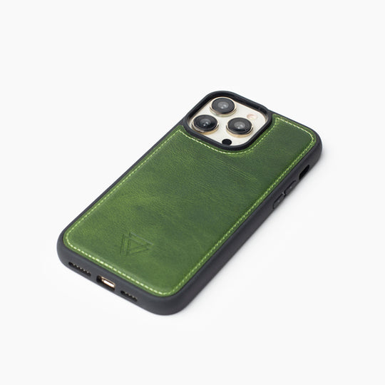 Back Cover Magsafe Case El Yapımı Hakiki Deri iPhone 15 Pro Max Kılıfı