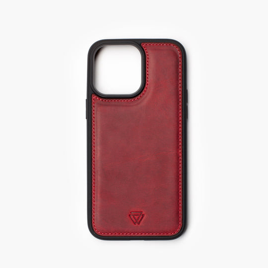 Back Cover Magsafe Case El Yapımı Hakiki Deri iPhone 15 Kılıfı