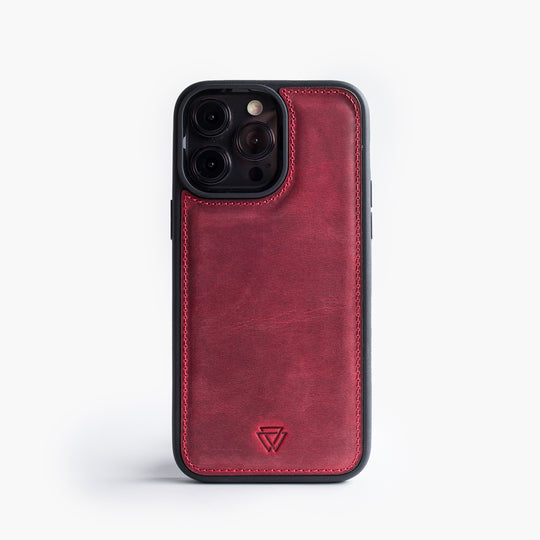 Back Cover Magsafe Case El Yapımı Hakiki Deri iPhone 15 Kılıfı