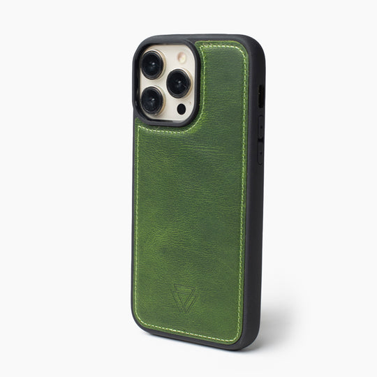 Back Cover Magsafe Case El Yapımı Hakiki Deri iPhone 15 Kılıfı