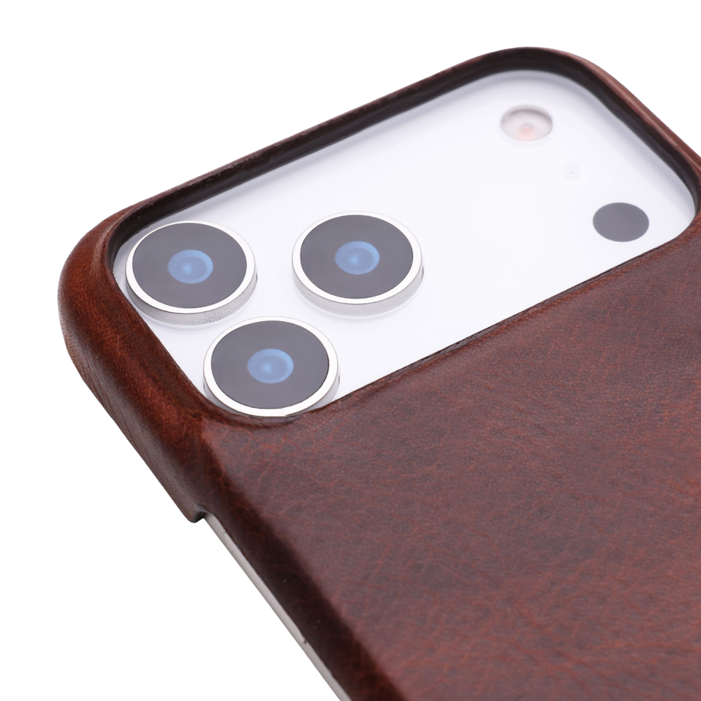 Full Wrap Magsafe El Yapımı Hakiki Deri iPhone 17 Pro Kılıfı