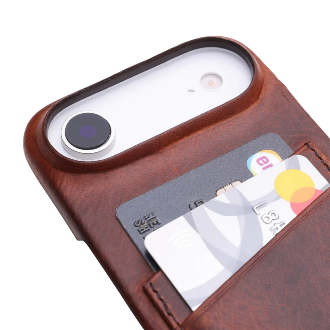 Full Wrap C.C El Yapımı Hakiki Deri iPhone 17 Air Kılıfı