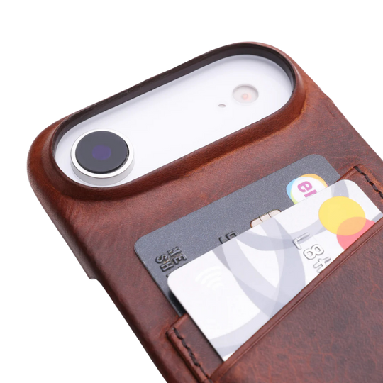 Full Wrap C.C El Yapımı Hakiki Deri iPhone 17 Air Kılıfı