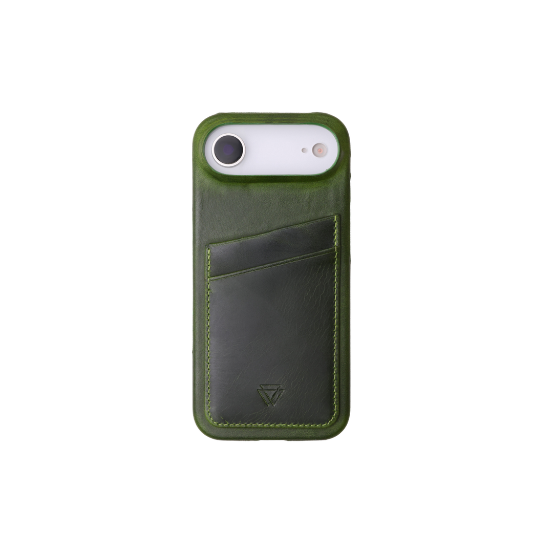 Full Wrap C.C El Yapımı Hakiki Deri iPhone 17 Air Kılıfı