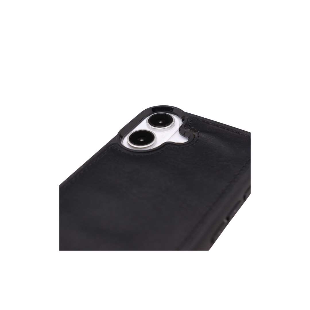 Back Cover El Yapımı Hakiki Deri iPhone 16