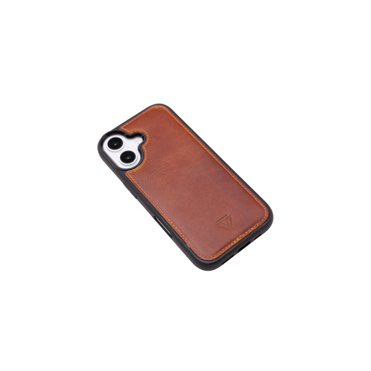 Back Cover El Yapımı Hakiki Deri iPhone 16