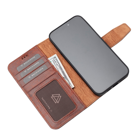 Classic Case El Yapımı Hakiki Deri iPhone 16 plus