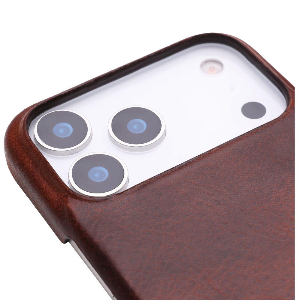 Full Wrap Magsafe El Yapımı Hakiki Deri iPhone 17 Pro Kılıfı