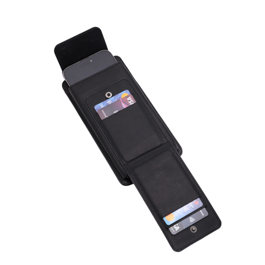 Neck Strap El Yapımı Hakiki Deri iPhone 14 Plus Kılıfı