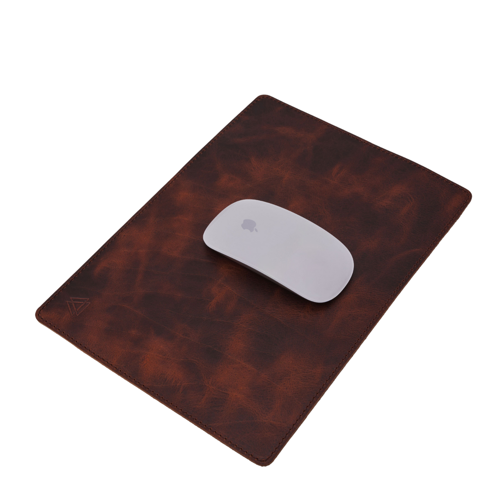 El Yapımı Hakiki Deri Mouse Pad 28*20
