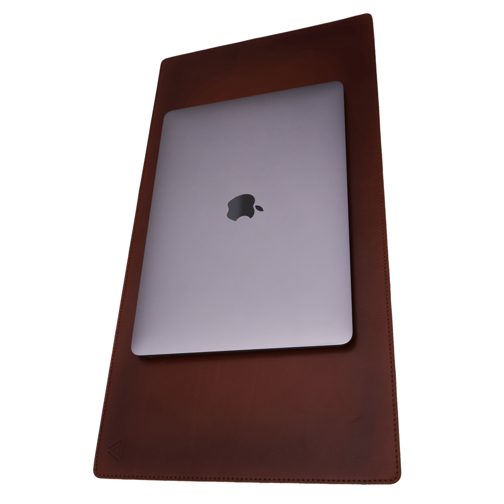 El Yapımı Hakiki Deri Masa Matı 52*27