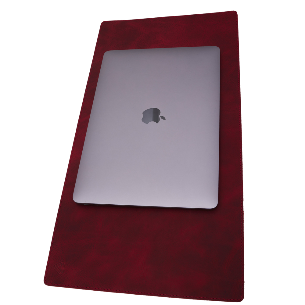 El Yapımı Hakiki Deri Masa Matı 52*27