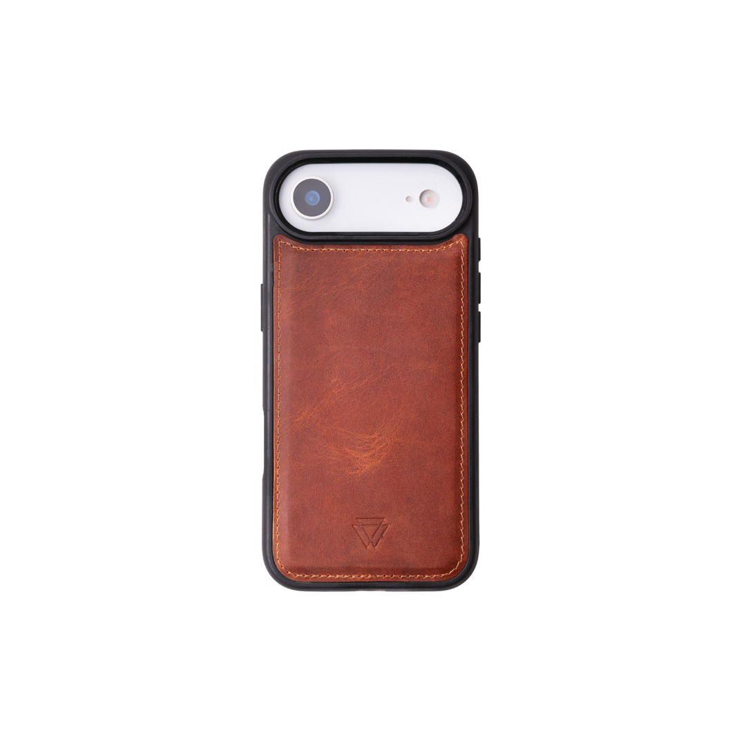 Back Cover El Yapımı Hakiki Deri iPhone 17 Air Kılıfı