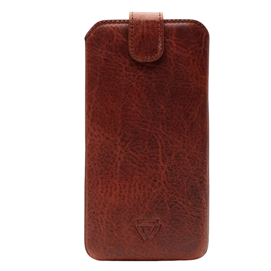 Pull-up El Yapımı Hakiki Deri iPhone 16 Pro Max Kılıfı