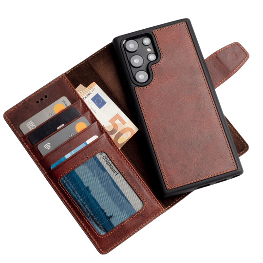 Magic Case El Yapımı Hakiki Deri Samsung Galaxy S26 Ultra