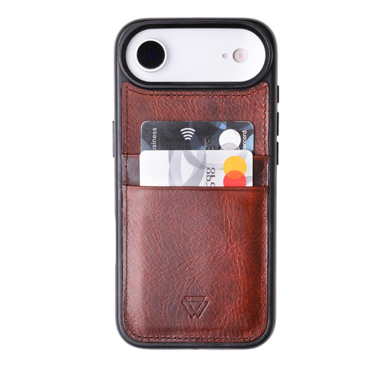 Back Cover C.C El Yapımı Hakiki Deri iPhone 17 Air Kılıfı