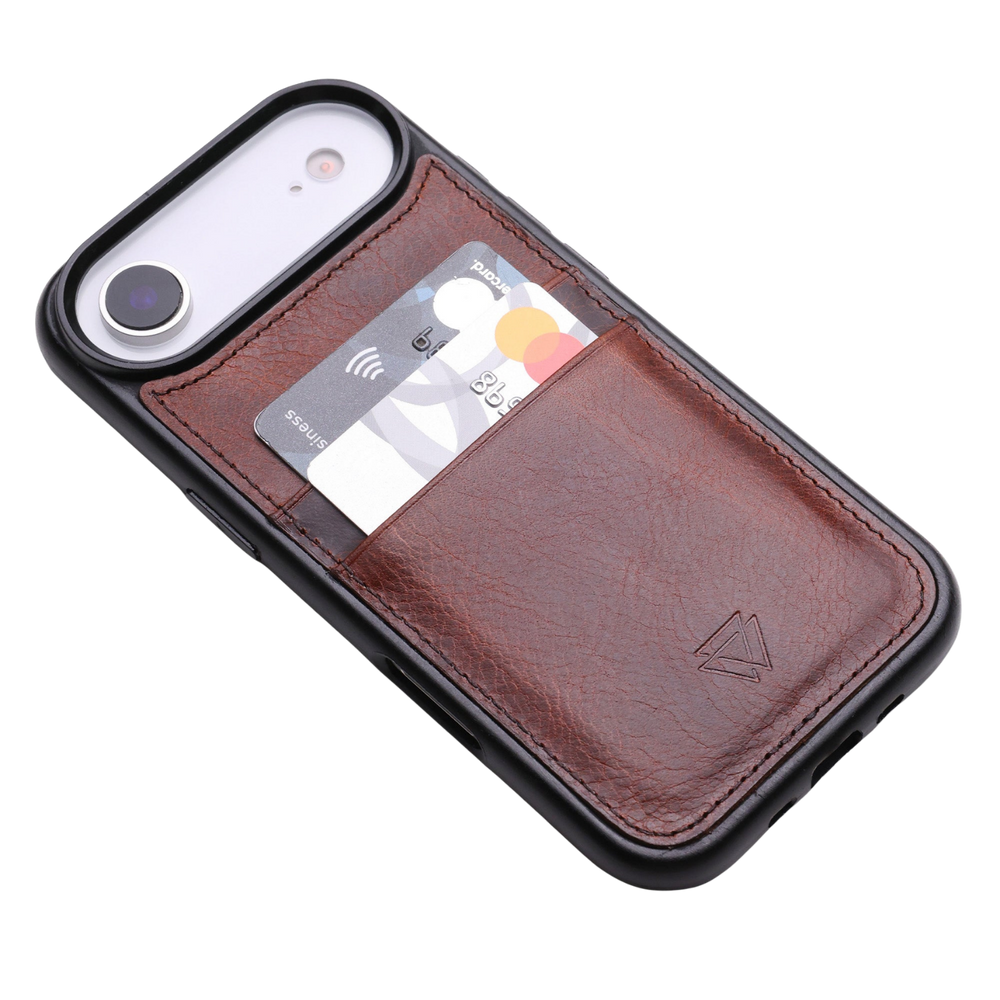 Back Cover C.C El Yapımı Hakiki Deri iPhone 17 Air Kılıfı