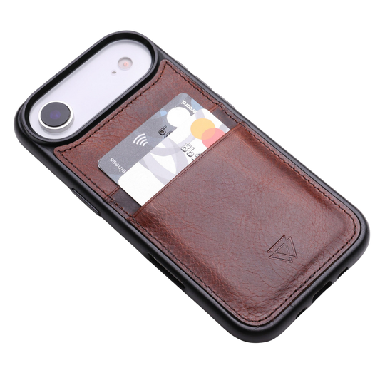 Back Cover C.C El Yapımı Hakiki Deri iPhone 17 Air Kılıfı