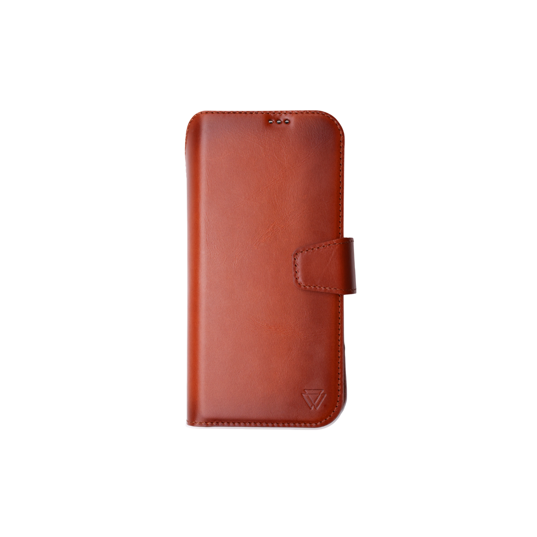 Full Wrap Magic Case El Yapımı Hakiki Deri iPhone 17 Pro Kılıfı