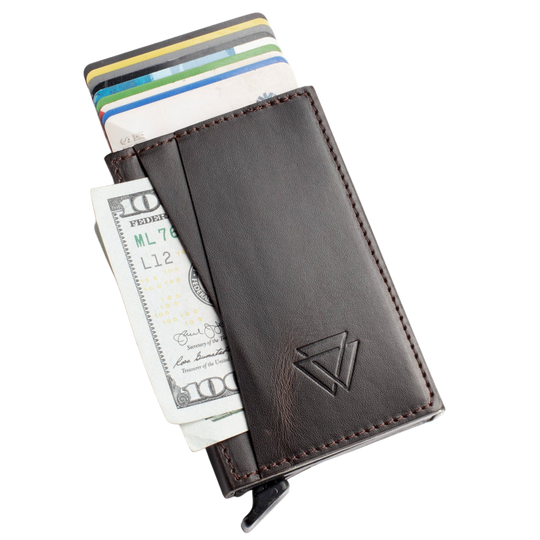 El Yapımı Hakiki Deri Mechanized Wallet