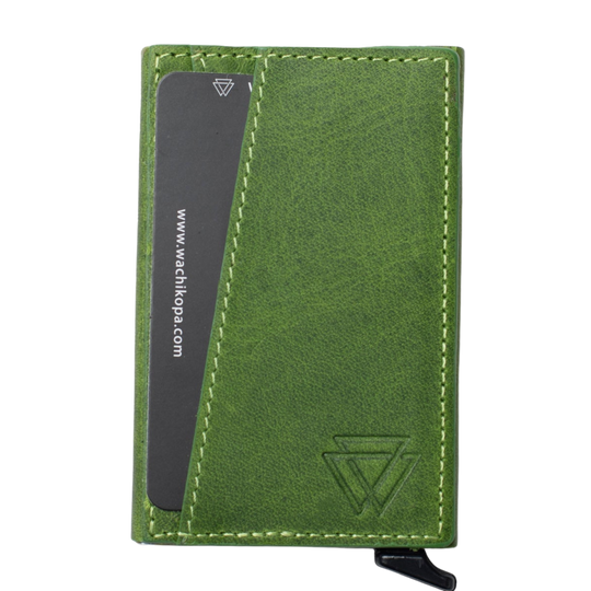 El Yapımı Hakiki Deri Mechanized Wallet