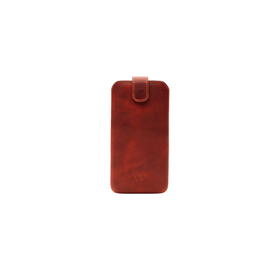 Pull-up El Yapımı Hakiki Deri iPhone 14 Pro Max Kılıfı