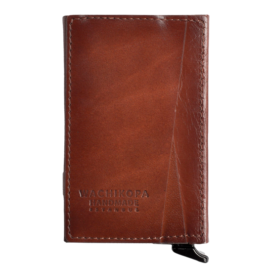 El Yapımı Hakiki Deri Mechanized Wallet