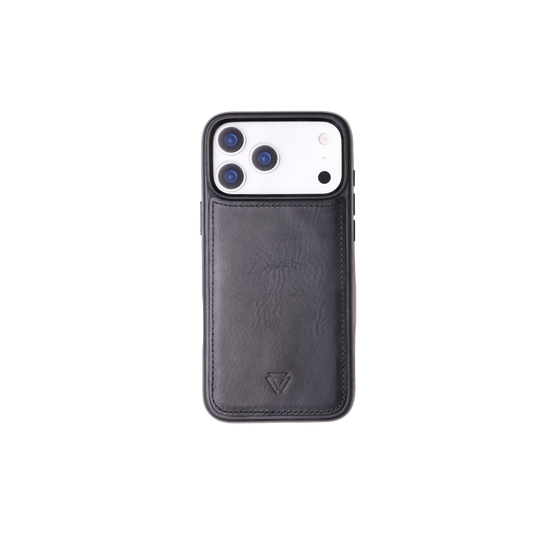 Back Cover El Yapımı Hakiki Deri iPhone 17 Pro Kılıfı