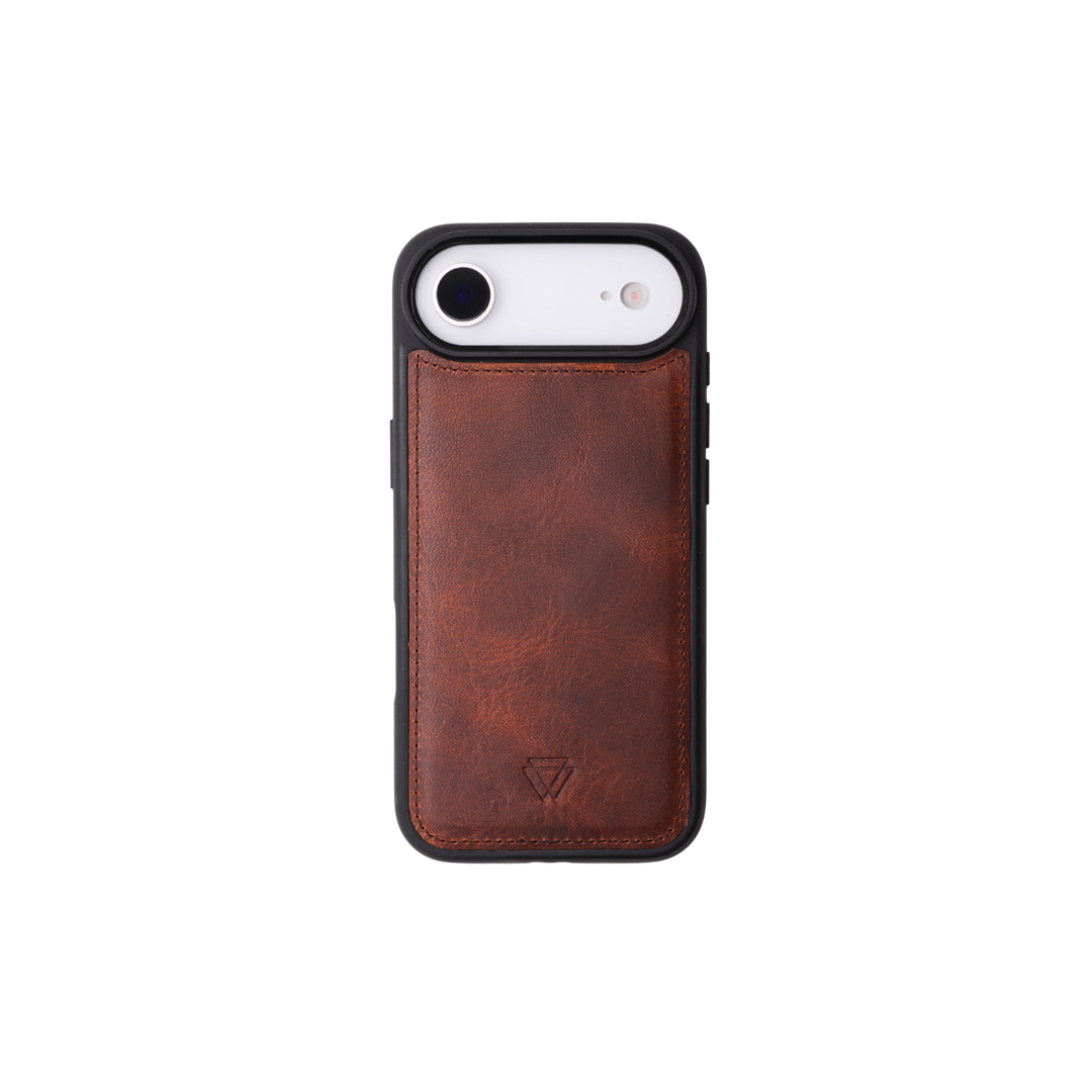 Back Cover El Yapımı Hakiki Deri iPhone 17 Air Kılıfı
