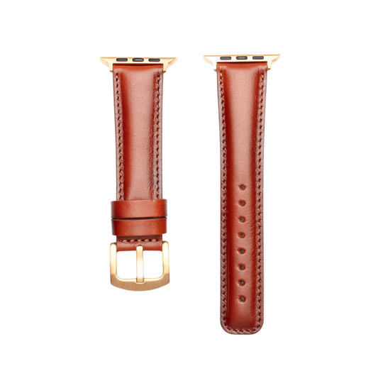 El Yapımı Hakiki Deri Apple Watch42-44-45 mm Saat Kordonu