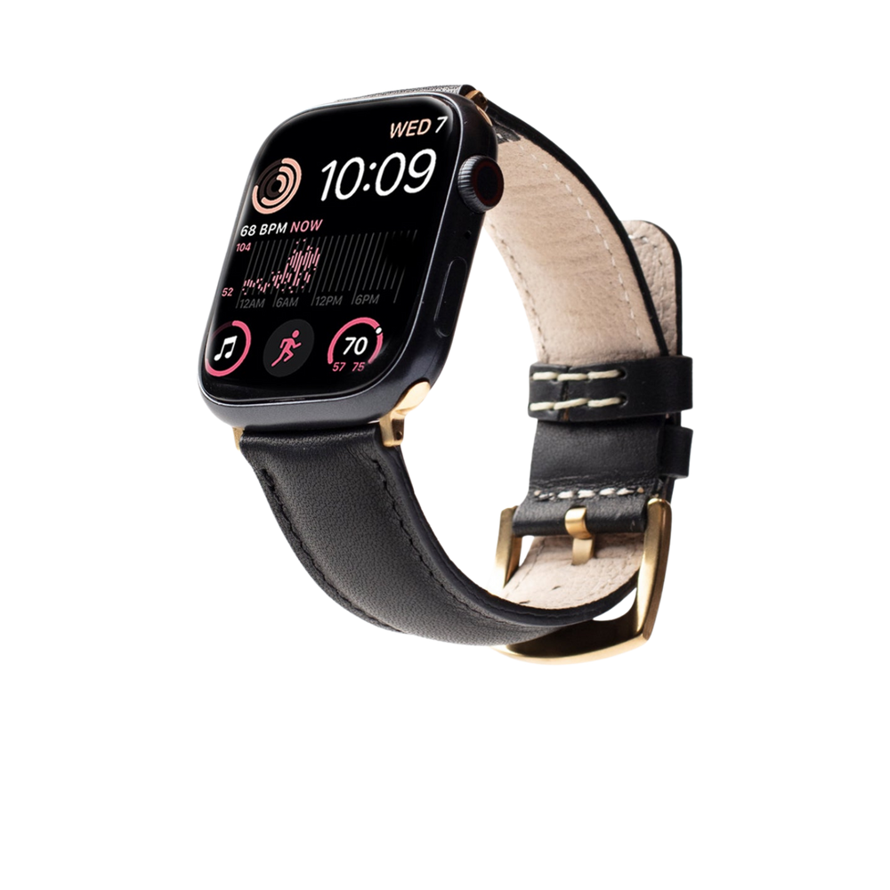 El Yapımı Hakiki Deri Apple Watch 38-40-41 mm Saat Kordonu