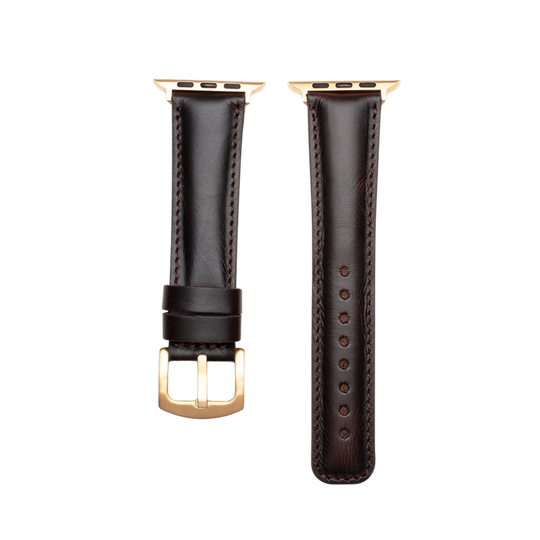 El Yapımı Hakiki Deri Apple Watch 38-40-41 mm Saat Kordonu