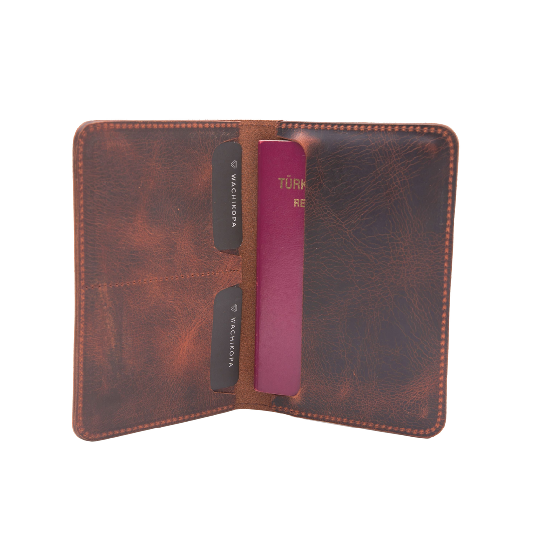 El Yapımı Hakiki Deri Pasaportluk