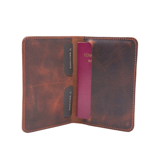 El Yapımı Hakiki Deri Pasaportluk