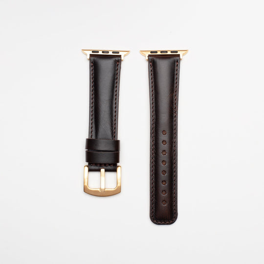 El Yapımı Hakiki Deri Apple Watch 38-40-41 mm Saat Kordonu