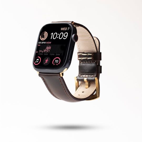 El Yapımı Hakiki Deri Apple Watch 38-40-41 mm Saat Kordonu