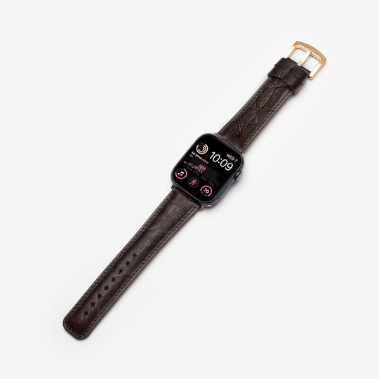 El Yapımı Hakiki Deri Apple Watch 38-40-41 mm Saat Kordonu