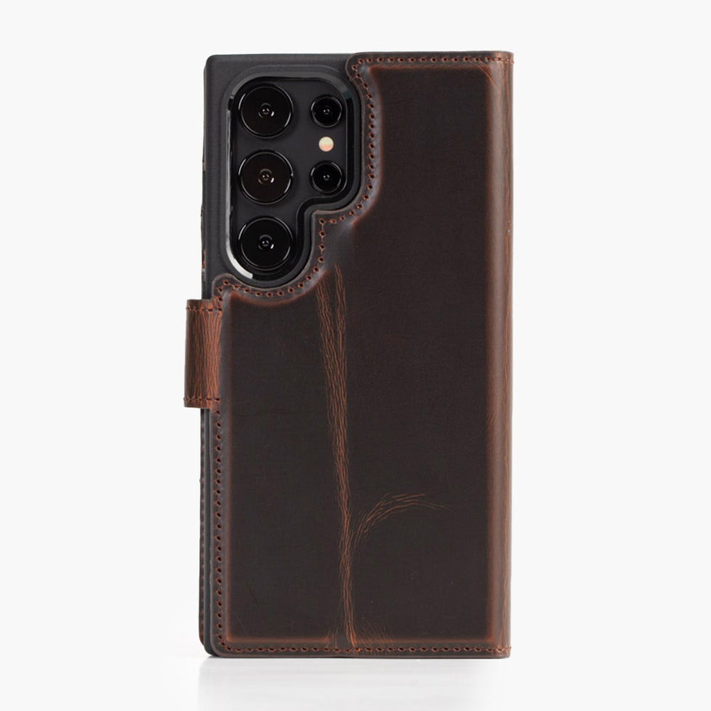 Magic Case El Yapımı Hakiki Deri Samsung Galaxy S23 Ultra