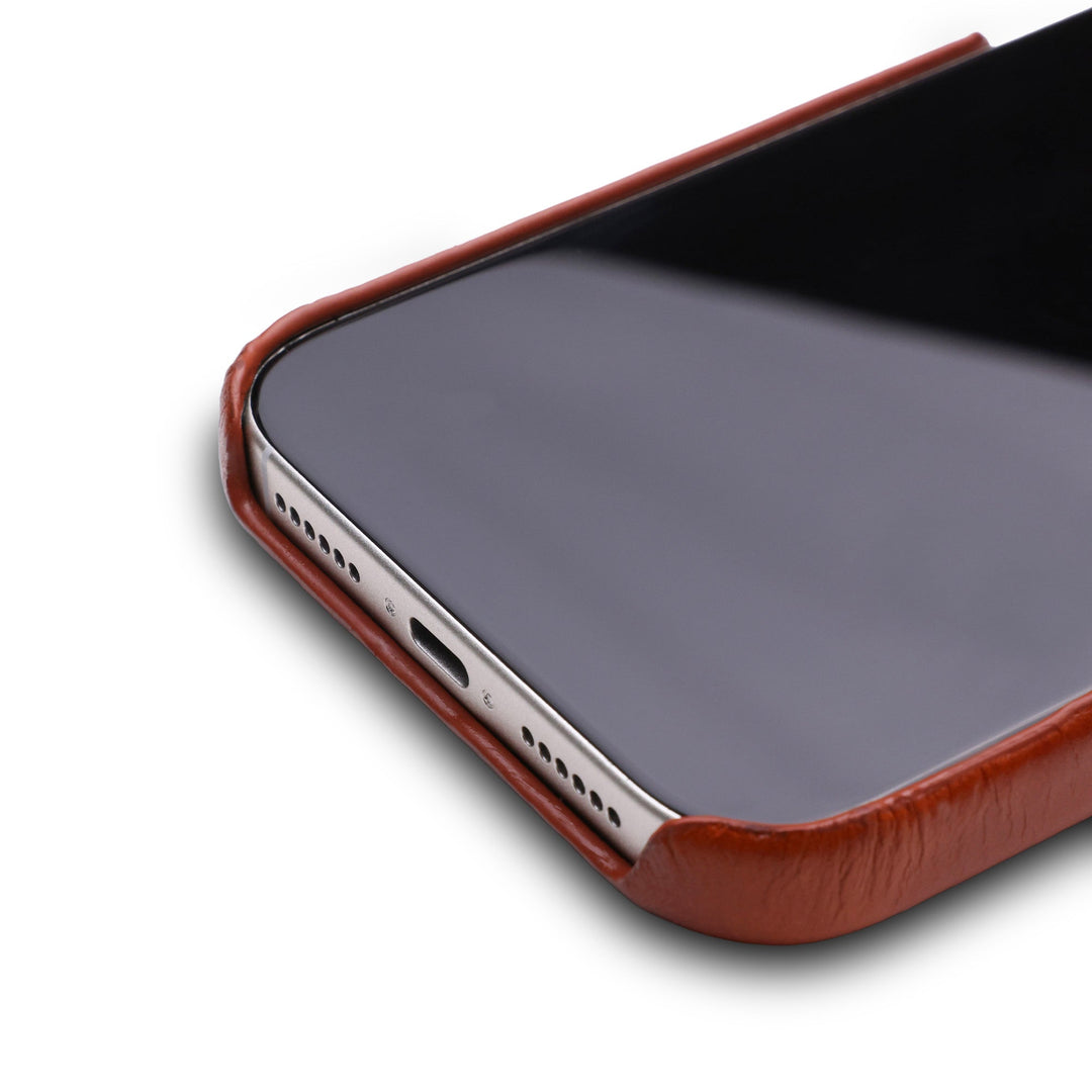 Full Wrap C.C El Yapımı Hakiki Deri iPhone 17 Pro Max Kılıfı