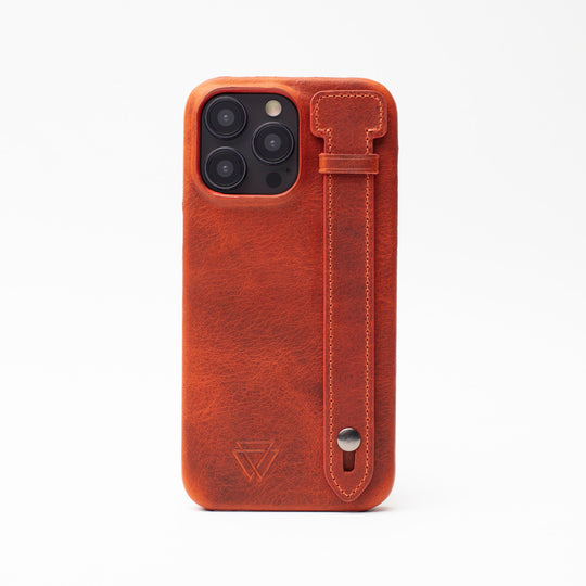 Full Wrap Holder El Yapımı Hakiki Deri iPhone 15 Plus Kılıfı