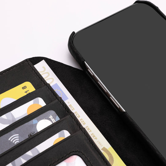 Full Wrap Magic Case El Yapımı Hakiki Deri iPhone 17 Air Kılıfı
