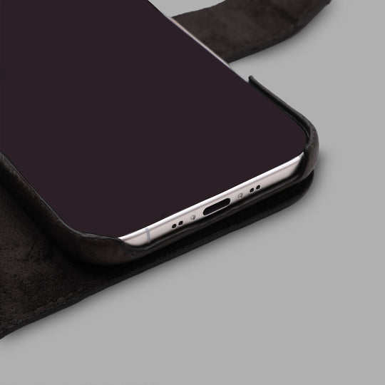 Full Wrap Magic Case El Yapımı Hakiki Deri iPhone 17 Air Kılıfı