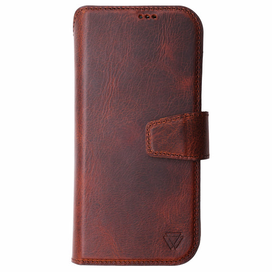 Full Wrap Magic Case El Yapımı Hakiki Deri iPhone 17 Air Kılıfı