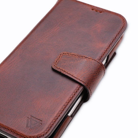 Full Wrap Magic Case El Yapımı Hakiki Deri iPhone 17 Air Kılıfı