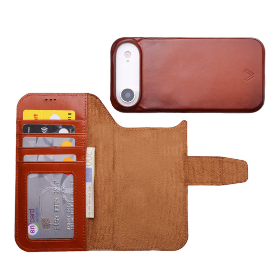 Full Wrap Magic Case El Yapımı Hakiki Deri iPhone 17 Air Kılıfı