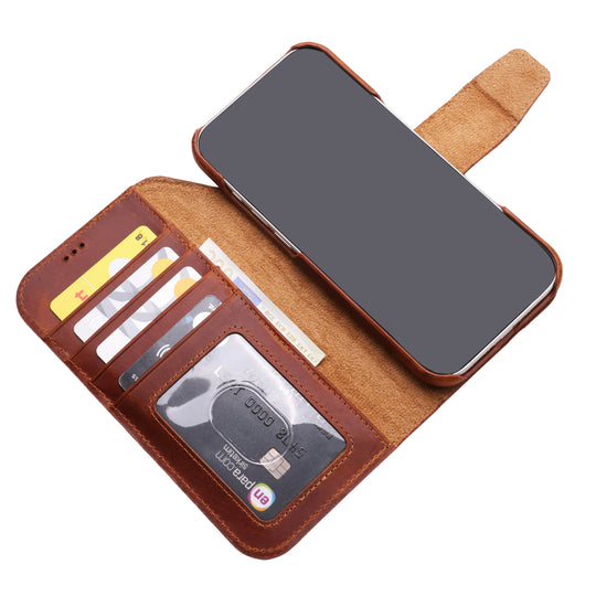 Full Wrap Magic Case El Yapımı Hakiki Deri iPhone 17 Air Kılıfı