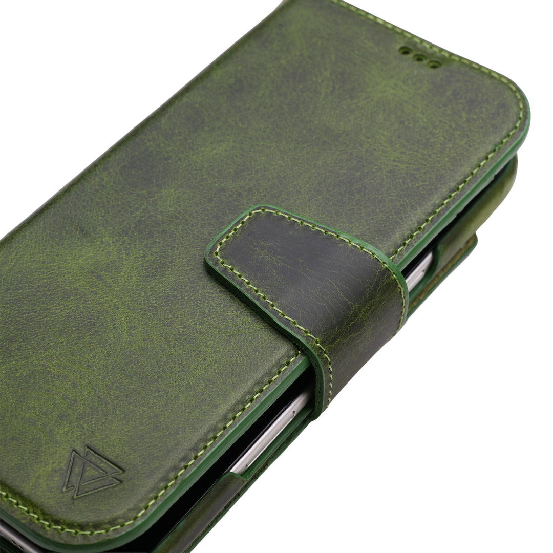 Full Wrap Magic Case El Yapımı Hakiki Deri iPhone 17 Air Kılıfı