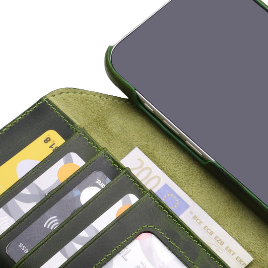 Full Wrap Magic Case El Yapımı Hakiki Deri iPhone 17 Air Kılıfı