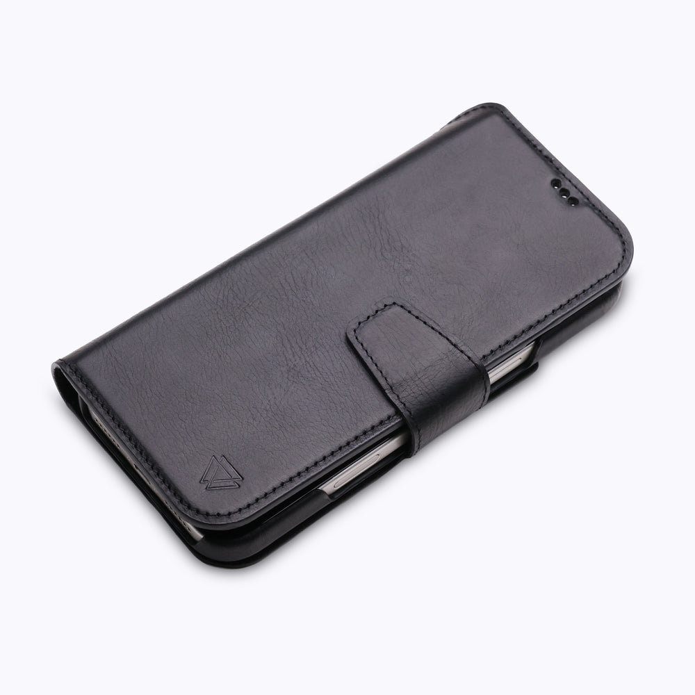 Full Wrap Magic Case El Yapımı Hakiki Deri iPhone 18 Pro Kılıfı